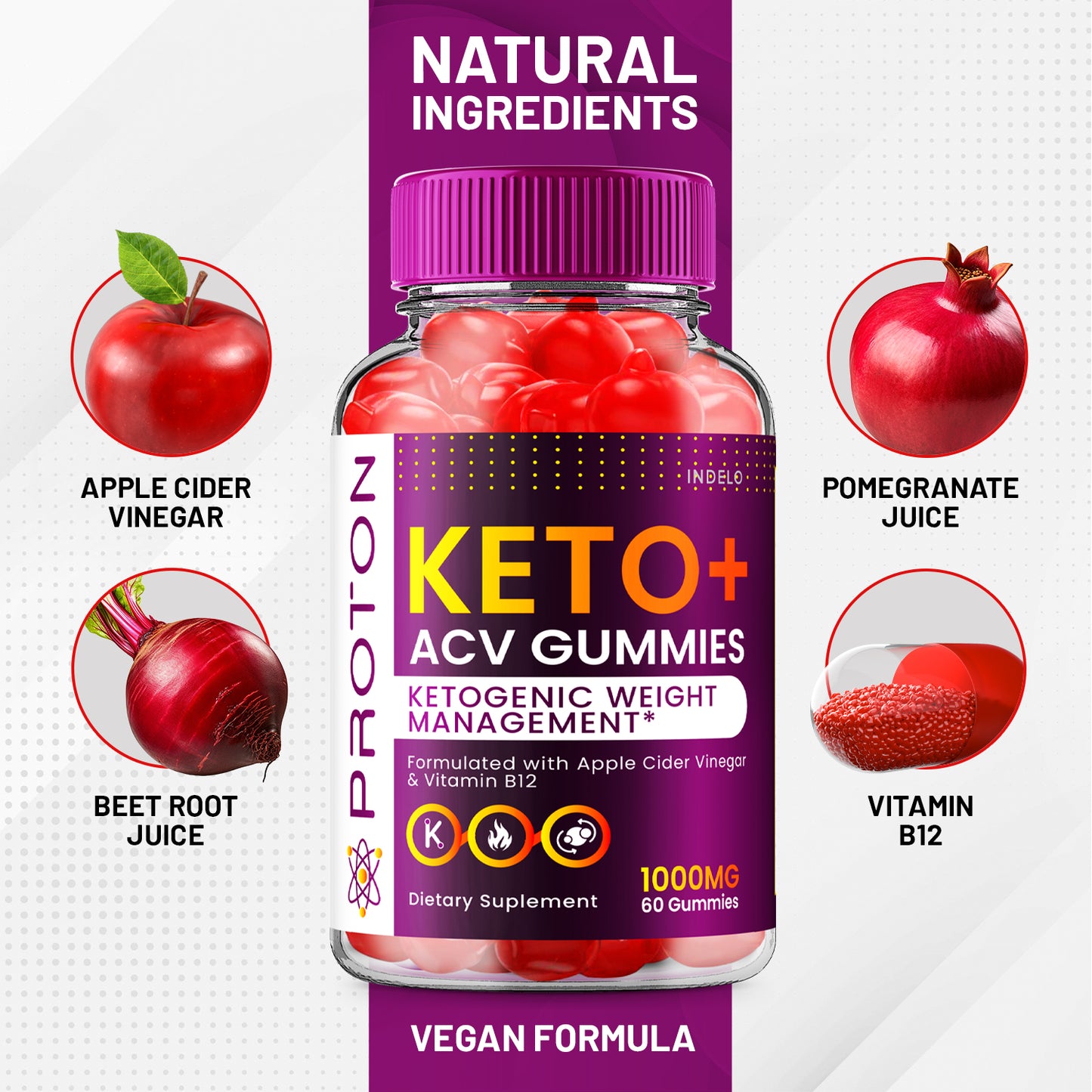 Proton ACV Keto Gummies