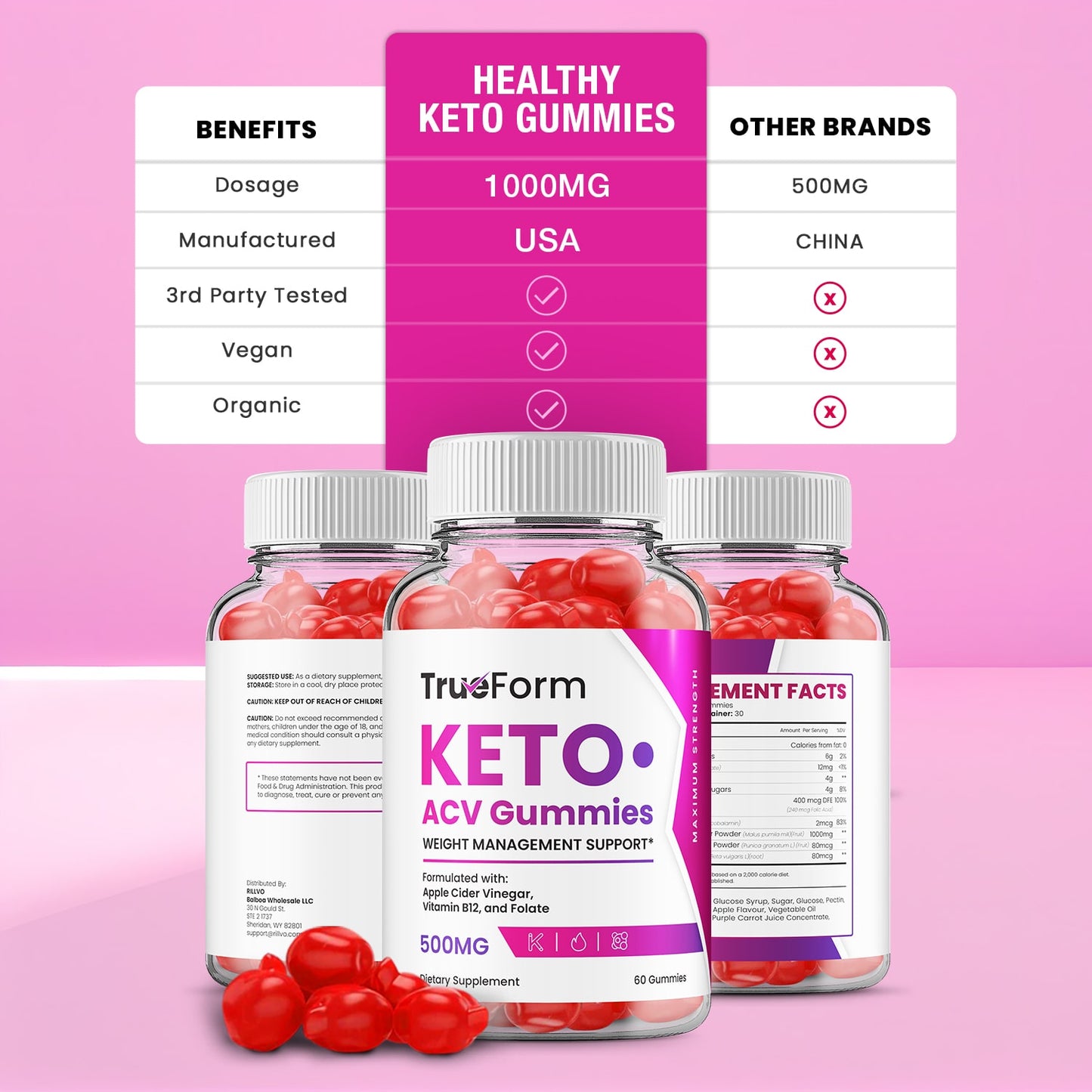 True Form ACV Keto Gummies