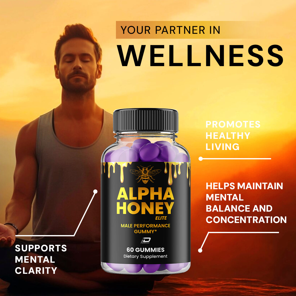 Alpha Honey Gummies