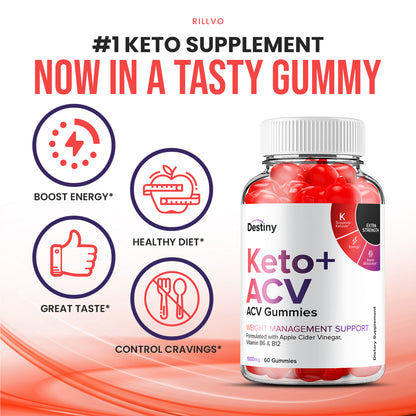 Destiny Keto ACV Gummies