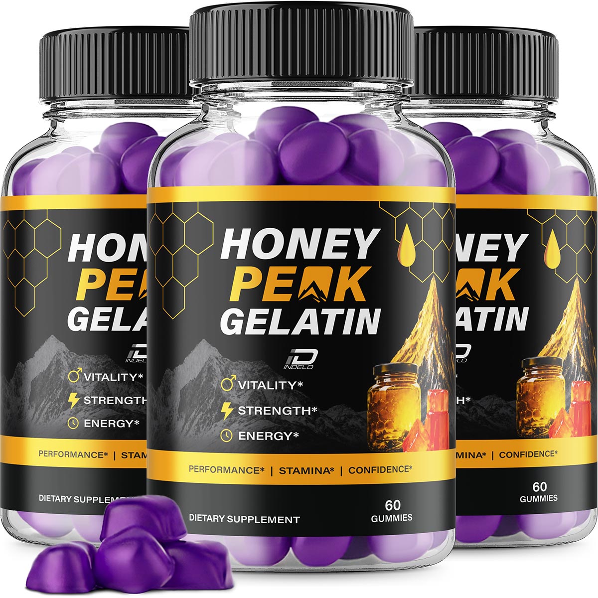 Honey Peak Gelatin Gummies