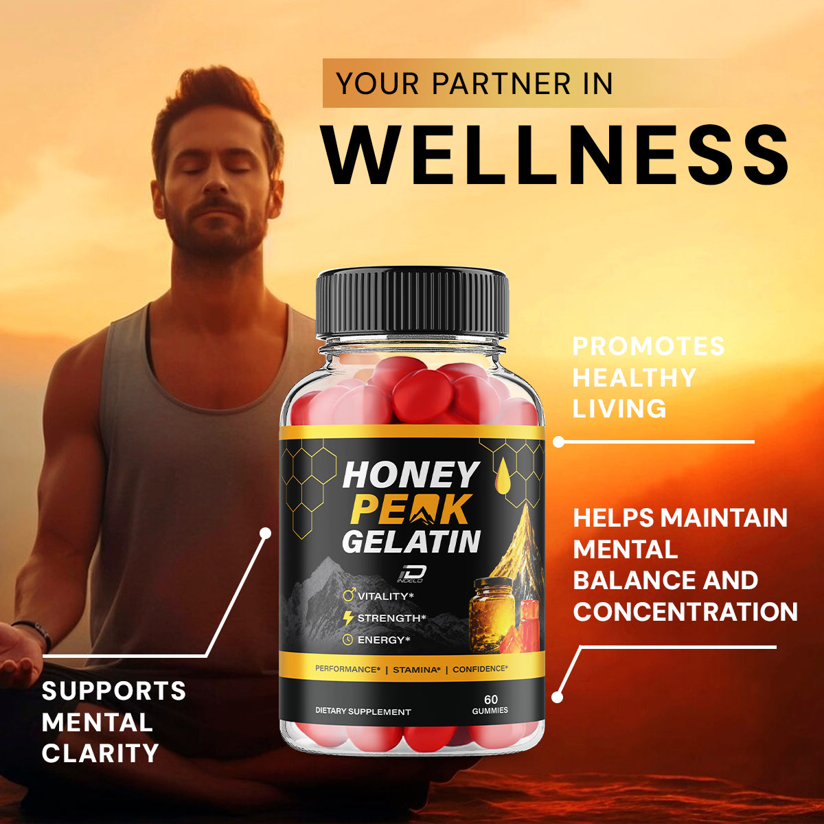 Honey Peak Gelatin Gummies
