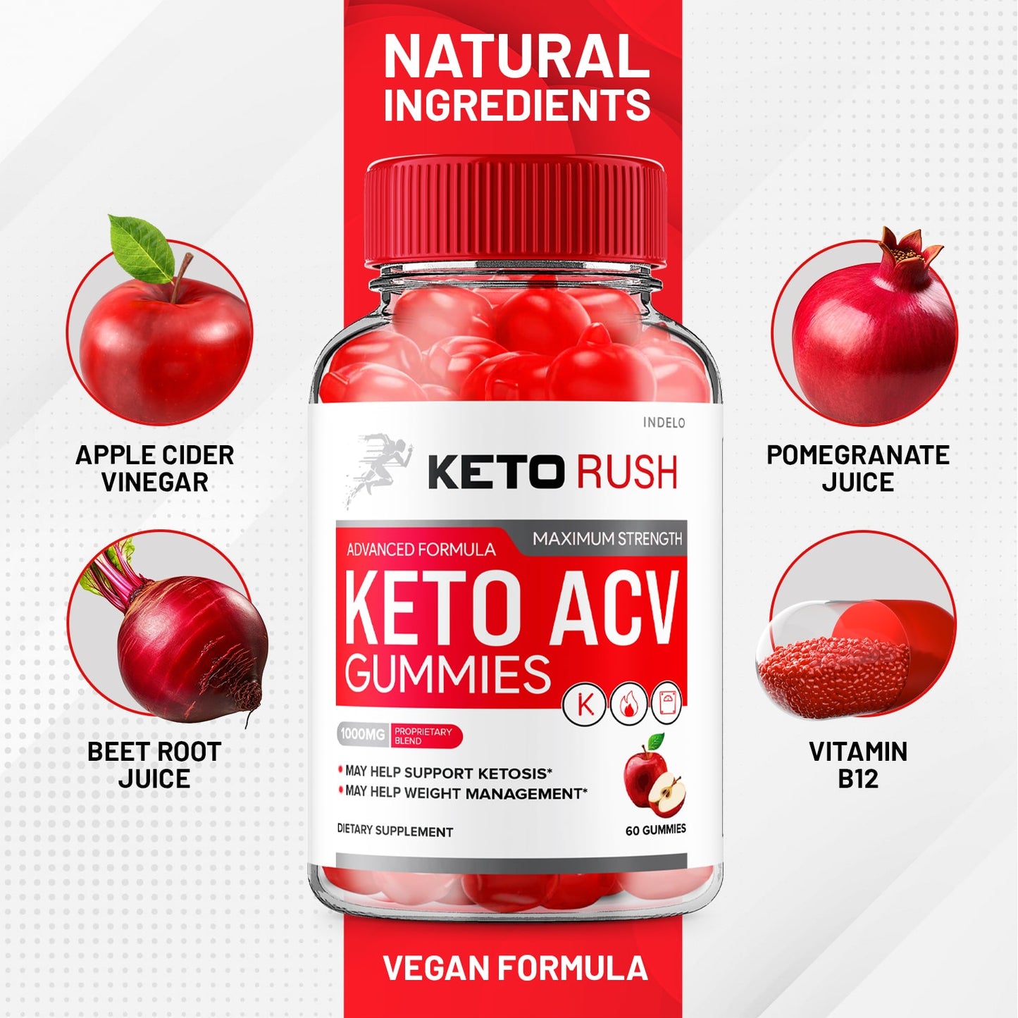 Keto Rush ACV Keto Gummies