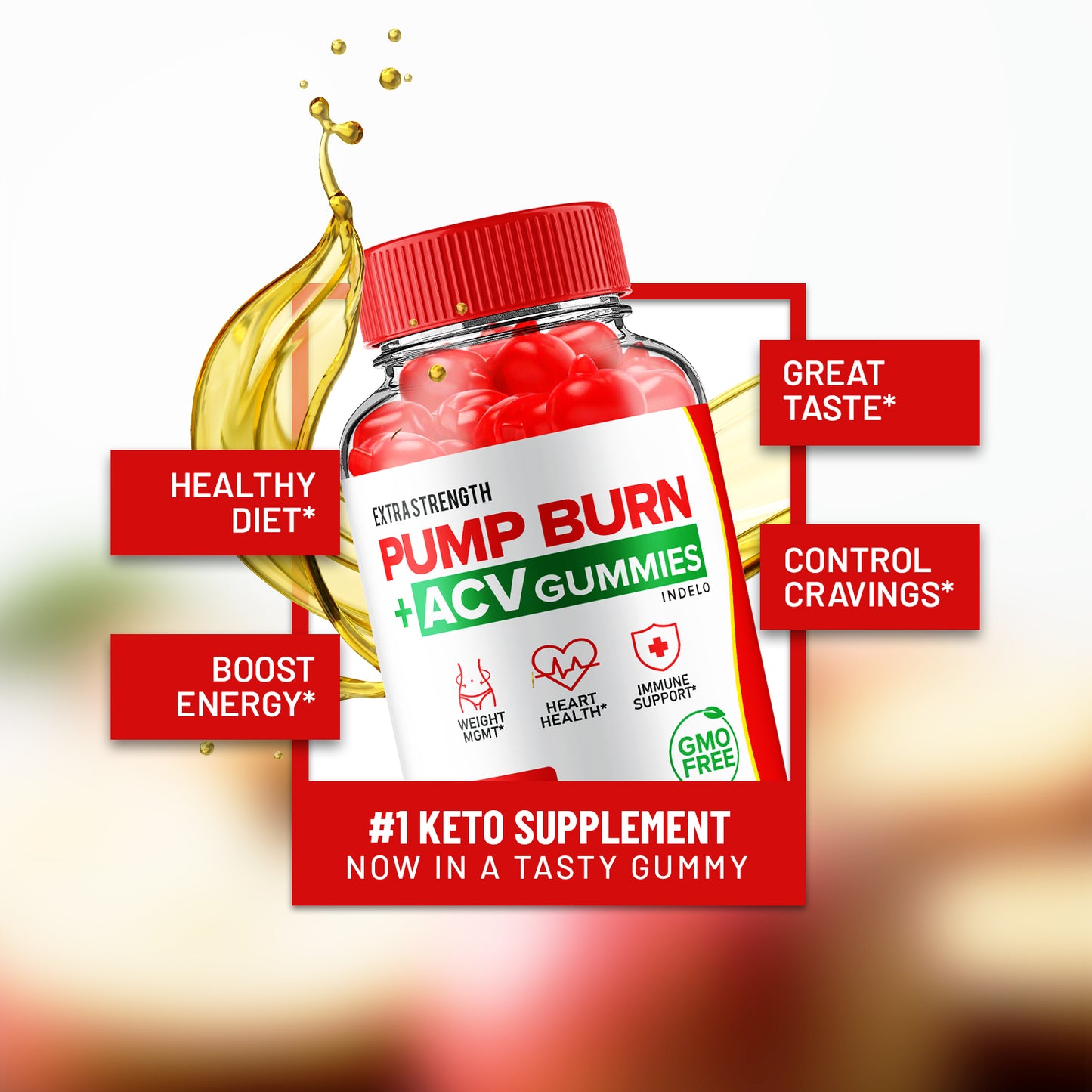 Pump Burn Keto ACV Gummies