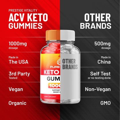 Pure Fuel ACV Keto Gummies