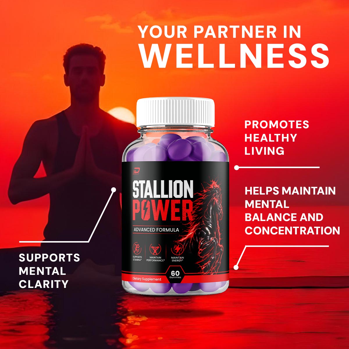 Stallion Power Gummies